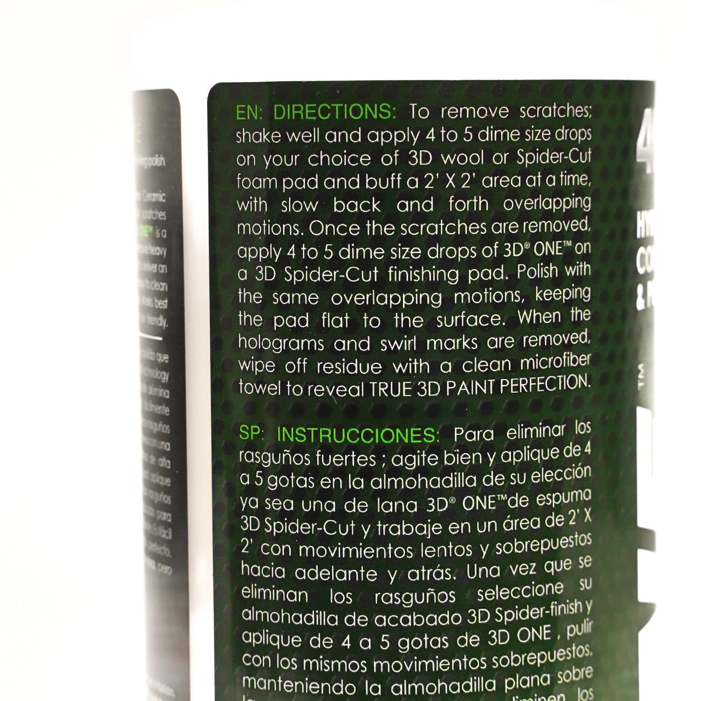 3D-ONE Cutting Compound & Finishing Polish