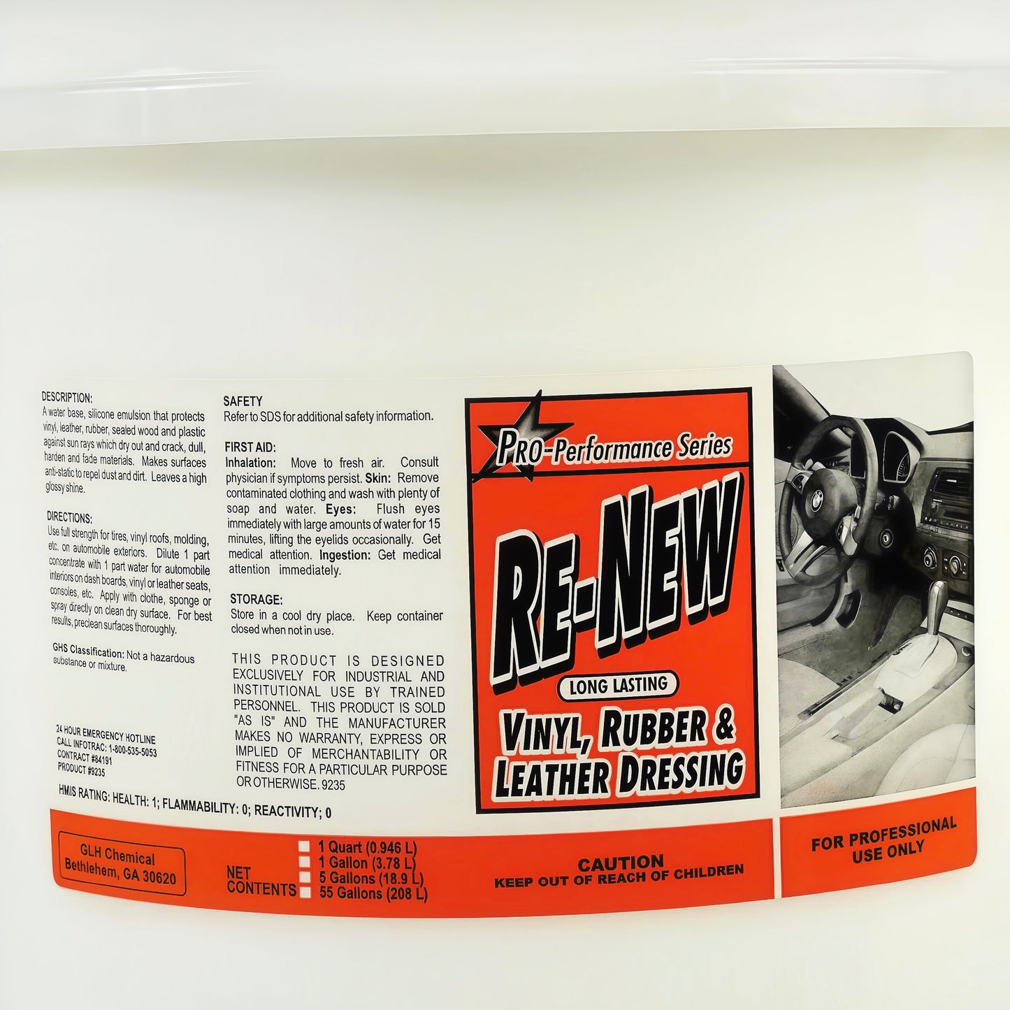 PRO-Performance Series RE-NEW Vinyl, Rubber & Leather Dressing
