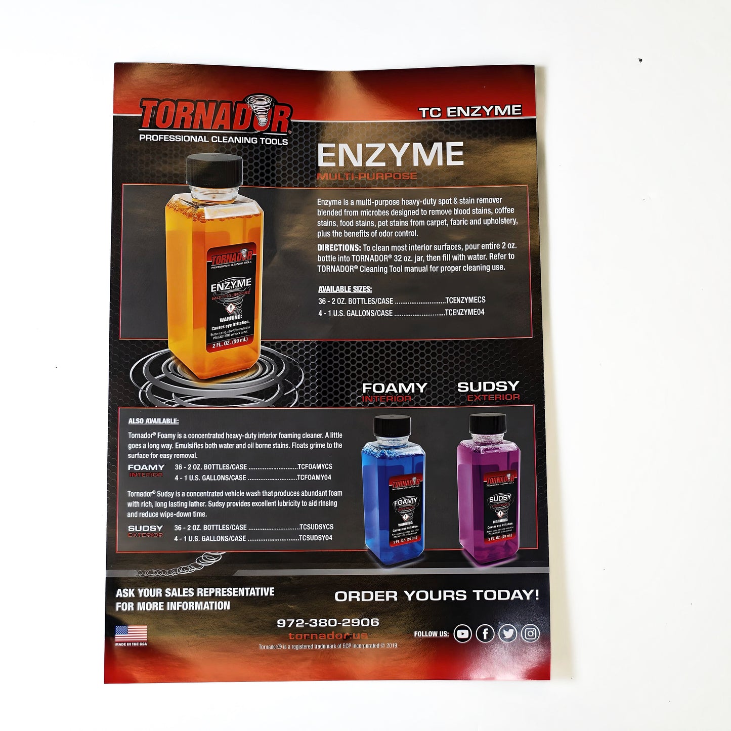 TORNADOR Professional Cleaning Tools Z-020 Pulse Spray Pneumatic Cleaning Gun